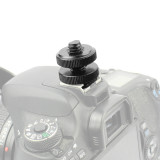 Cold Shoe Mounting Screws 3/8 Inch Double Nuts Conversion Screw For DSLR Camera Hot Shoe Head Mount Photo Studio Accessories