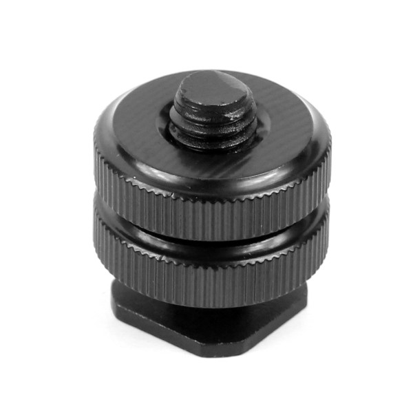 Cold Shoe Mounting Screws 3/8 Inch Double Nuts Conversion Screw For DSLR Camera Hot Shoe Head Mount Photo Studio Accessories