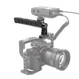 FEICHAO Top Handle Grip with Cold Shoe 1/4 3/8 Screw Hole NATO Rail Lifting Bracket for DSLR Camera Cage Rig Monitor Mic Light