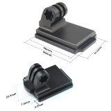 For Helmet NVG Mount Adapter 3 Holes Fixed Mount Base for GoPro 11 10 9 8 6 5 Action Camera CS Bracket Holder