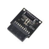 Type C USB3.1 Front Panel Socket USB 3.0 19 Pin to TYPE-E 20Pin Header Extension Adapter for Motherboard PC Connector Riser Card