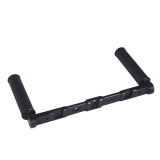 Dual Handheld Hand Grip Stabilizer for OSMO 360/Gopro11 insta360 x3 Action Camera LED Light Mic Bracket with Cold Shoe 1/4 3/8 Arri Hole