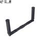 Dual Handheld Hand Grip Stabilizer for OSMO 360/Gopro11 insta360 x3 Action Camera LED Light Mic Bracket with Cold Shoe 1/4 3/8 Arri Hole