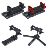 Tripod Mount w Mobile Phone Clip Holder Vertical Bracket 360 Degree Rotating Tripod Adapter Vertical Shooting Phone Mount Holder