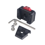 Quick Release Mount Plate Board Anti-shake Clamp V Port for Gopro 13 11 for Insta360 for OSMO Action Cameras Gimbal Tripod DSLR Cage