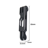 Aluminum Extension Rod Arm Lengthened Selfie Helmet Stick Bracket Tripod Adapter Compatible with Hero 13 Insta360 One R X Yi DJI Action Camera