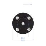 1/4 3/8 Thread Magic Arm Articulating Friction Adapter Wall Holder Clamp Mount Base Nut for LED Light DSLR Camera Accessories