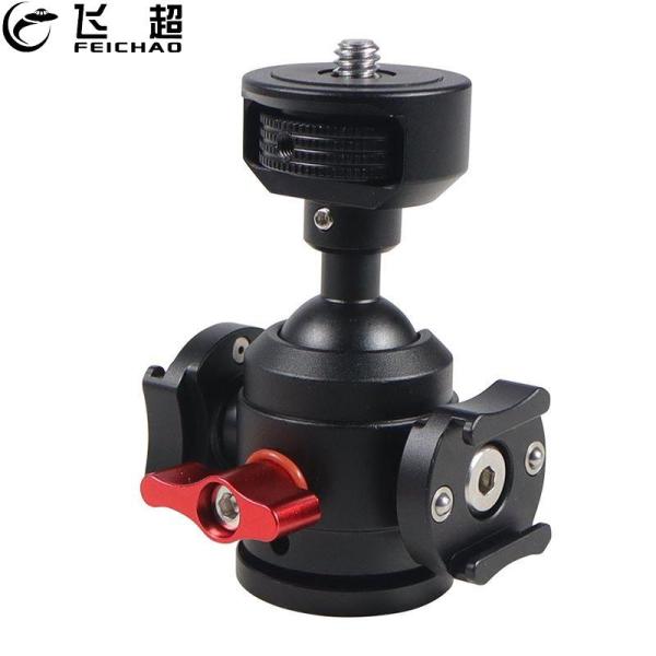360 Swivel Tripod Ball Head 1/4  Screw Cold Shoe Mount Adapter for DSLR OS-MO 360/Camera Video Monitor Microphone Monopod Stand Bracket