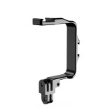 Aluminum Alloy Camera Video Shooting Bracket with Cold Shoe Mount Expansion Frame for Gopro 11 10 9 8 for DJI OSMO Action Camera