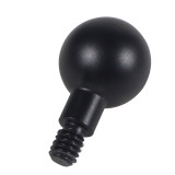 20mm Ballhead Converter to 1/4 Screw Adapter for Car Monitor GPS Cell Phone Holder Joint Ball Mount Base for OSMO 360/GoPro Action Camera