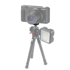 FEICHAO Cold Shoe Mount Adapter with 1/4 Thread Reversing Locking Expansion Mount for SLR Camera Cage Tripod