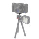 FEICHAO Cold Shoe Mount Adapter with 1/4 Thread Reversing Locking Expansion Mount for SLR Camera Cage Tripod