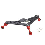 FEICHAO Aluminium Triangular Gimbal Tray Rig Bracket Mount Support for SLR Diving Underwater LED Light Stand DSLR Camera Video Tripod