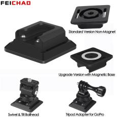 Magnetic Plate 1/4  Quick Release for Arca-Swiss to Cold Shoe Mount Adapter 4-way Undifferentiated Anti-loose for Camera Tripod