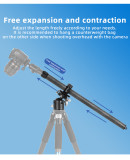 Horizontal Center Column Tripod Boom Cross Rocker Extension Arm Ball Head Camera Mount Rotatable Multi-Angle Rod Live Streaming
