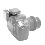 Universal External Cold Shoe Seat Camera Expansion Vertical Mount Adapter for DSLR Rig Attach to Side Cage Quick Release Bracket
