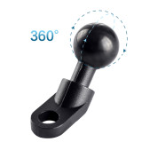 9cm/15cm Aluminium Double Socket Arm 25mm Ball Head Holder Mount Clamp for Bicycle Motorcycle Phone Holder Camera Extension Arm