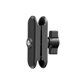 9cm/15cm Aluminium Double Socket Arm 25mm Ball Head Holder Mount Clamp for Bicycle Motorcycle Phone Holder Camera Extension Arm