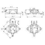 HappyModel Mobula8 HD O3 Replacement Mount Bracket for O3 Air Unit Vista Module DIY