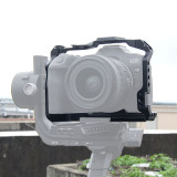 EOS R8 Camera Cage Rig Protective Housing Case Cold Shoe Mount ARRI 3/8 1/4  Hole for  Canon EOS R8 DSLR Camera Top Handle Grip