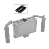 Universal Top Cheese Plate With 1/4 -20 Thread Holes Applicable For On-camera Monitor Camera Cage Rig Supportng System