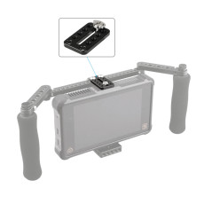 Universal Top Cheese Plate With 1/4 -20 Thread Holes Applicable For On-camera Monitor Camera Cage Rig Supportng System