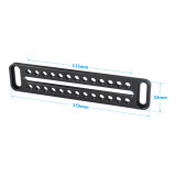 Camera Baseplate Quick Release Cheese Plate Extended Platform 1/4  Threads Mounting Slot for Camera Cage Photography Accesories