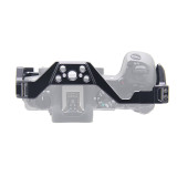 EOS R8 Camera Cage Rig Protective Housing Case Cold Shoe Mount ARRI 3/8 1/4  Hole for  Canon EOS R8 DSLR Camera Top Handle Grip