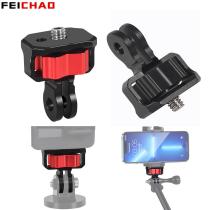 Knob Lock Upgraded 1/4 Screw to 2-Slot Tripod Adapter Mount Quick Release Compatible with Hero 13 Hero 12 Black 11 Mini 10 9 8 Action Camera