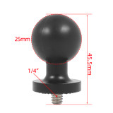 1/4  Screw Adapter for OS-MO 360/Gopro Hero Insta360 Action Camera Phones GPS Holder Accessories 13mm/15mm/17mm/20mm/25mm Ball Head Mount