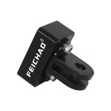 Mini V Lock Base 1/4 Mount Quick Release Clamp for GoPro Hero 13 12 11 10 Action Camera Battery Cover Fast Install Tripod Adapter