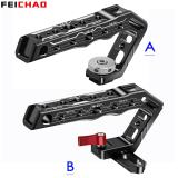 Camera Cage Top Handle Hand Grip Cold Shoe Base Cheese 1/4 3/8 Holes Mount Rail Clamp Aluminum Alloy for DSLR Video Tray Rig Kit