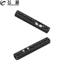 120mm Long Cheese Bar with 1/4  3/8  Arri Locating Hole for DSLR Camera Cage Quick Release Plate Monitor Mount Extension Bracket