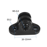 FEICHAO Tripod Adapter Mount 3-card Slot Fixed Base Compatible with Hero 13 Action Camera Connecting Accessories