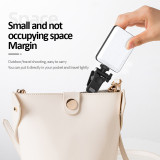 Rechargeable Mini Clip-on Mobile Phone Fill Video Light 180 Degree Adjusted LED Light for Vlog Phone Ipad Tablet Selfie Light