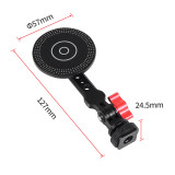 New Magnetic Adapter Mobile Phone Ring Holder 1/4 for DJI OSMO 7 7P OM6 OM5 Handheld Gimbal for MagSafe iPhone Quick Release Magnet Clamp