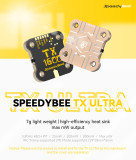 SpeedyBee TX ULTRA TX1600 5.8GHz 48CH 1.6W FPV VTX High-efficiency Heat Sink 2-6S LIPO 20X20mm for FPV Long Range Drones