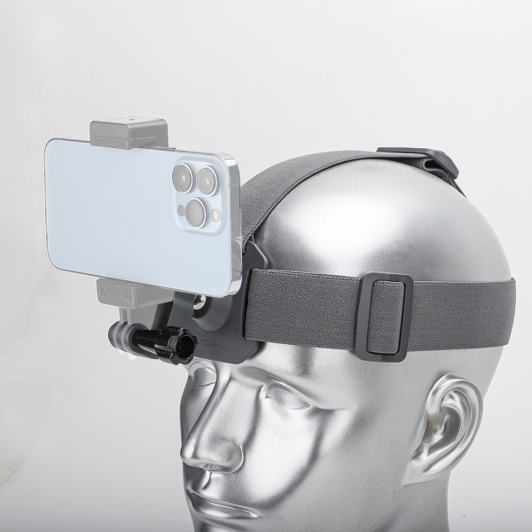 Sunnylife Action4 GO3 Universal Headband Bracket 360 Degree GoPro12 Sports Camera Phone Clip