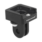 Cold Shoe Mount Adapter 1/4  ARRI Anti-loose Quick Release 360 Swivel Camera Tripod Ballhead for GoPro 13 Flash LED Monitor Holder
