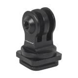 Cold Shoe Mount Adapter 1/4  ARRI Anti-loose Quick Release 360 Swivel Camera Tripod Ballhead for GoPro 13 Flash LED Monitor Holder