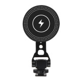 Magnetic Suction Wireless Charger Phone Holder with Cold Shoe for Mate80/P90/Phone 17/16/15 14 for MagSafe 10W Charging Station Phone Stand