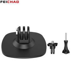 Flexible Adaptive Fixed Base Bracket Quick Release for GoPro Hero 12 for Insta360 Ace Pro Action Camera Motorcycle Helmet Mount