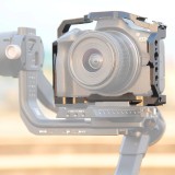 R50 Camera Cage Rig for Canon EOS R50 Cage 1/4  3/8  Thread Holes Cold Shoe Mount Protective Frame DSLR Camera Stabilizer