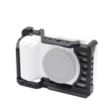 Camera Cage Rig Wooden Side Hand Grip Protective Case with Cold Shoe Mount for Sony ZVE1 ZV-E1 DSLR Camera for Arca Swiss Tripod