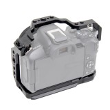 R50 Camera Cage Rig for Canon EOS R50 Cage 1/4  3/8  Thread Holes Cold Shoe Mount Protective Frame DSLR Camera Stabilizer
