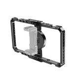 Universal Mobile Phone Cage Handheld Camera Bracket Video Stabilizer Vlog Grip with Cold Shoe for Magsafe Magnetic Smartphone