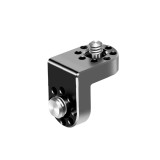 90°  Right Angle Mount DSLR Camera Cage Rig Extension Bracket 1/4 3/8 Screw Positioning Hole for Tripod Head Adapter Mount