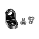90°  Right Angle Mount DSLR Camera Cage Rig Extension Bracket 1/4 3/8 Screw Positioning Hole for Tripod Head Adapter Mount