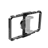 Universal Mobile Phone Cage Handheld Camera Bracket Video Stabilizer Vlog Grip with Cold Shoe for Magsafe Magnetic Smartphone