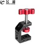 Aluminium Alloy C Clamp with 1/4  3/8  Thread Holes DSLR Cameras Tripod Desktop Mount Holder Magic Arm Stand Support Accessories